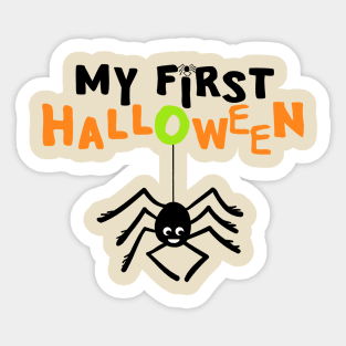 My First Halloween Sticker